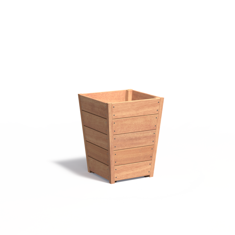 Hartholz Pflanzkübel TAP | 55 x 55 x 71,2 cm