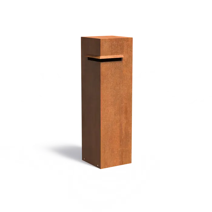 Cortenstaal brievenbus Ivar IVC1