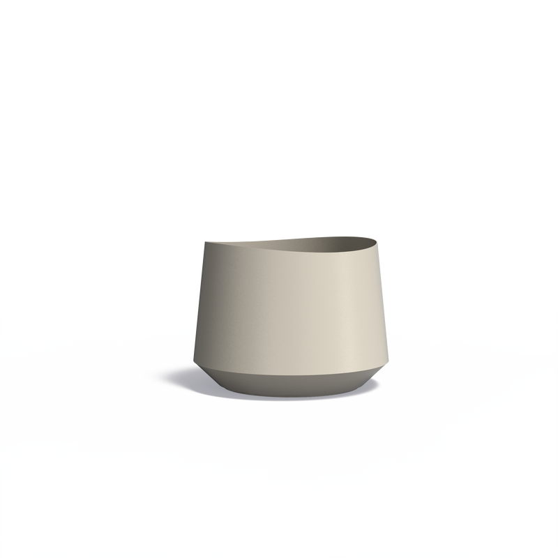 VELIS ronde aluminium plantenbak 80x60 cm