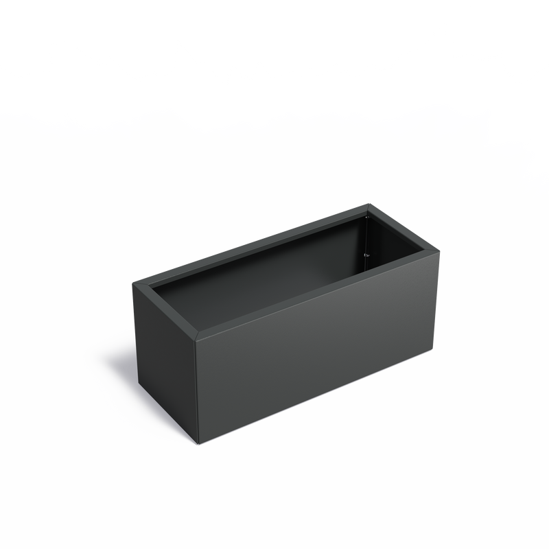 CARREZ Connect Pflanzkübel ohne Boden – pulverbeschichtet | 120 x 50 x 50 cm