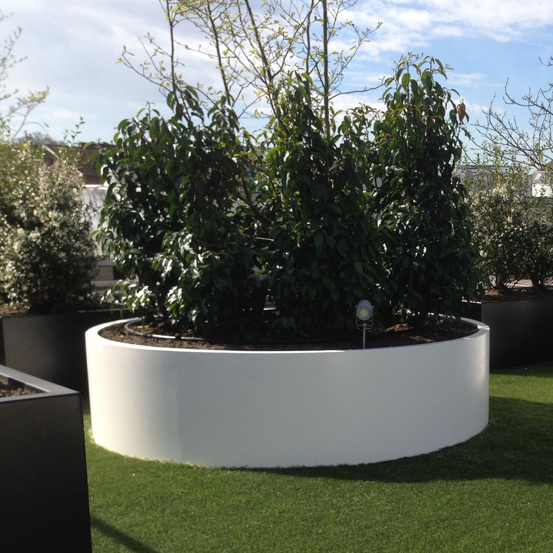 CIRCUM aluminium plantenbak rond ø100x60 cm zonder bodem