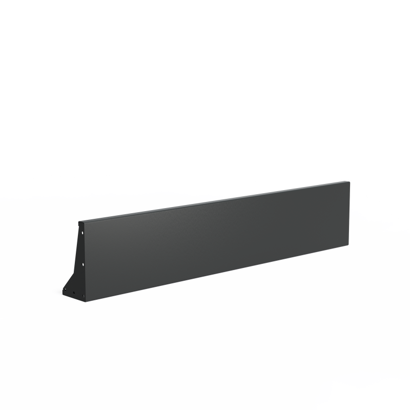 Gecoat stalen keerwand 200 x 20 x 40 cm – recht, smalle bovenrand