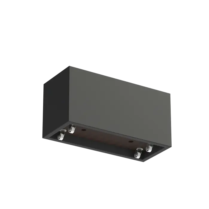 Polyester plantenbak met wielen PBWL22.2