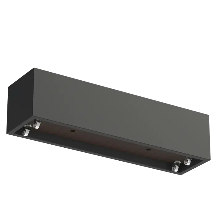 Polyester plantenbak met wielen PBWL23