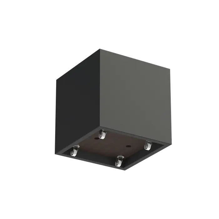 Polyester plantenbak met wielen PBWL6.1