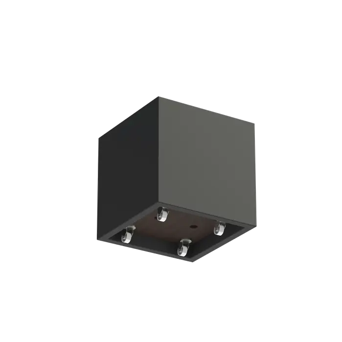 Polyester plantenbak met wielen PBWL7