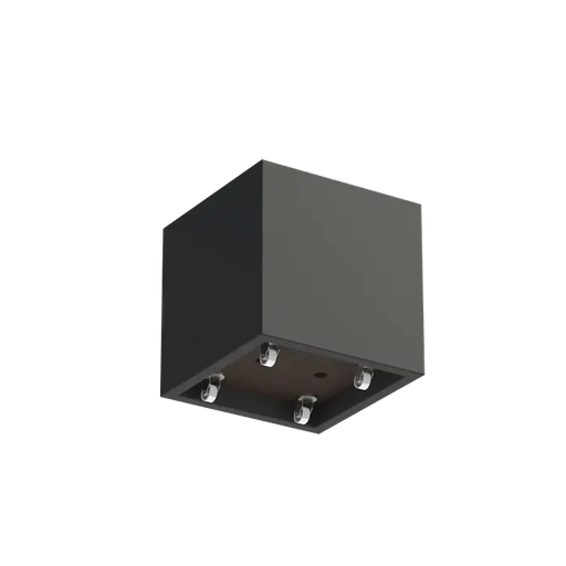 Polyester plantenbak met wielen PBWL7