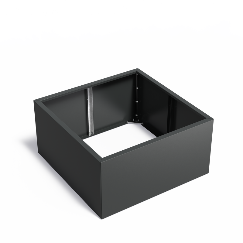 Gecoat stalen plantenbak CARREZ Connect 120 x 120 x 60 cm