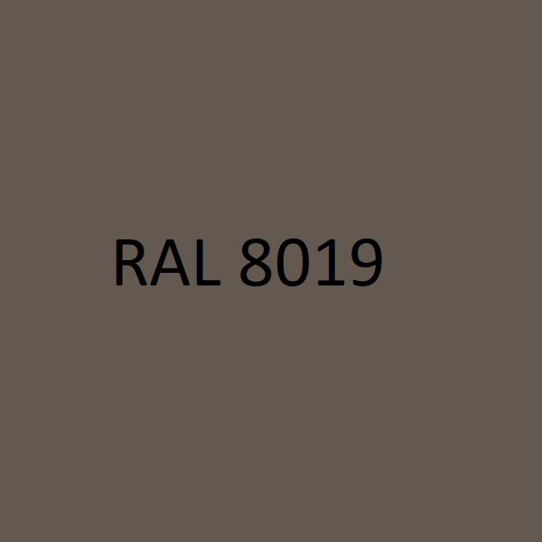 RAL 8019 grijsbruin