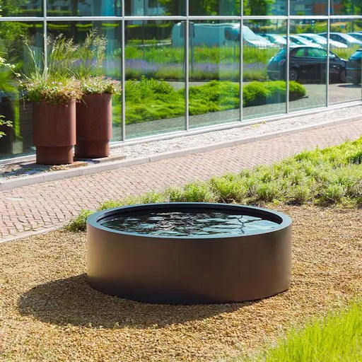 Ronde aluminium vijver 2