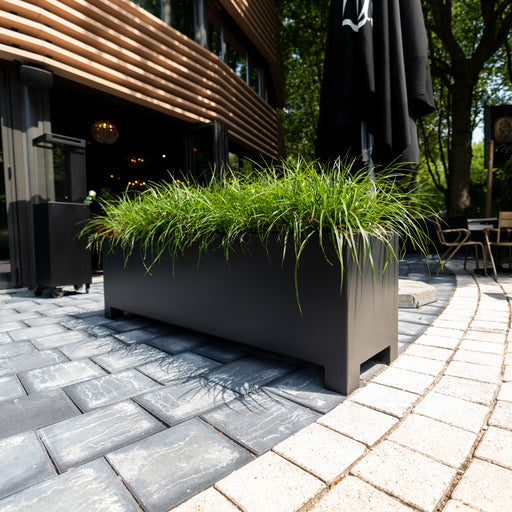 Aluminium plantenbak Carrez met poten