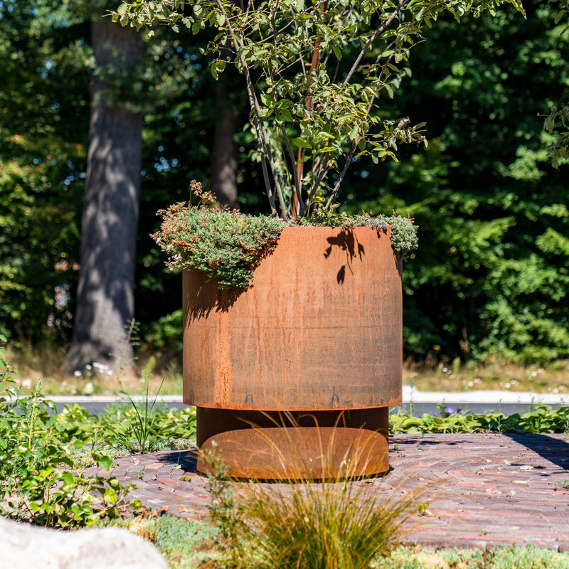 EXTEND Pflanzkübel aus Cortenstahl | ø 100 x 75 cm