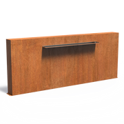 Cortenstaal vijvermuur VCM2.1.1500