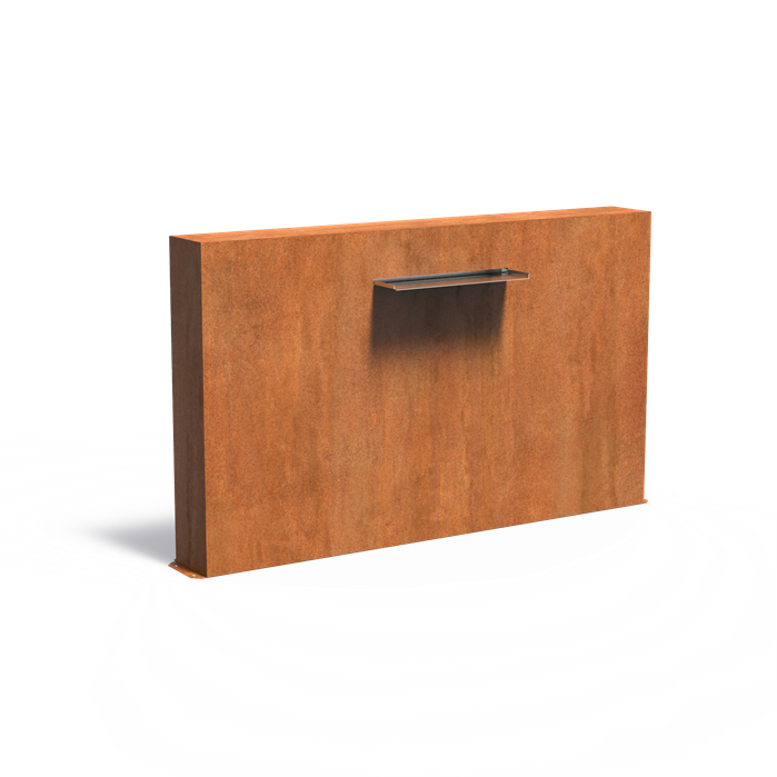 Cortenstaal vijvermuur VCM2.3.600