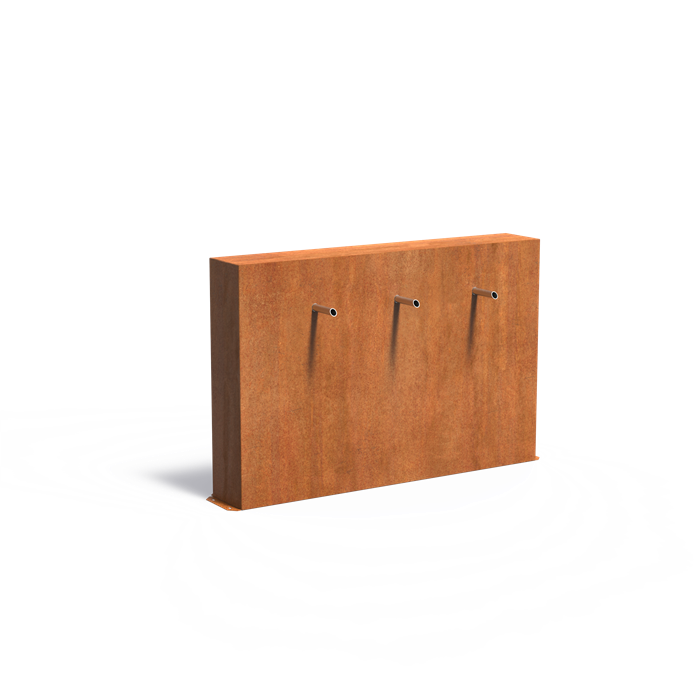 Cortenstaal vijvermuur VCM2.4.3