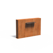 Cortenstaal vijvermuur VCM2.4.600