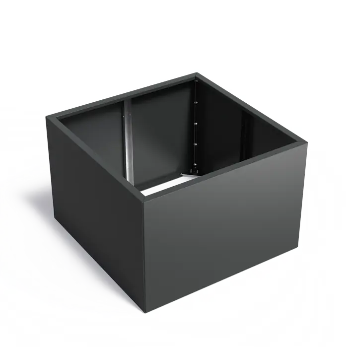 Carrez Connect Pflanzkübel ohne Boden | pulverbeschichtet | 150 x 40 x 40 cm