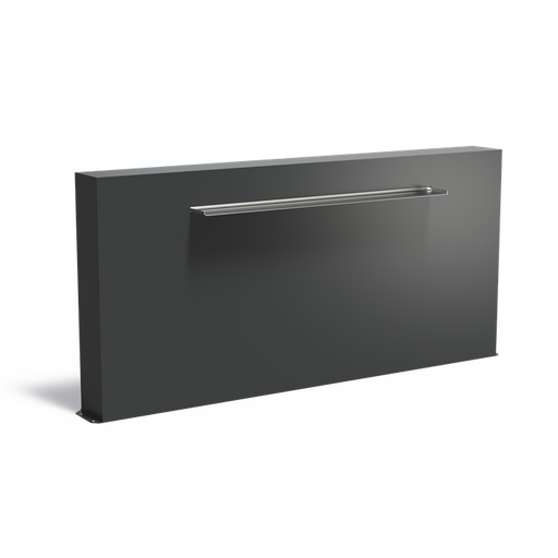 Aluminium vijvermuur VM2.2.1500