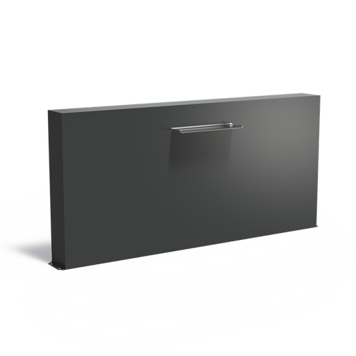 Aluminium vijvermuur VM2.2.600