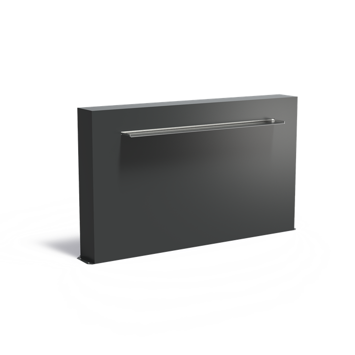 Aluminium vijvermuur VM2.3.1500