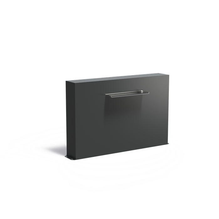 Aluminium vijverwand VM2.4.600