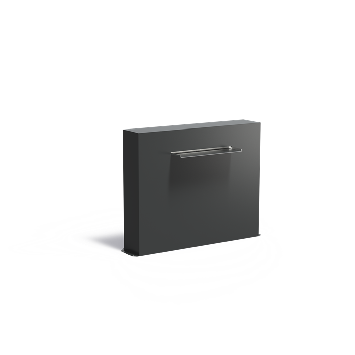 Aluminium vijvermuur VM2.5.600