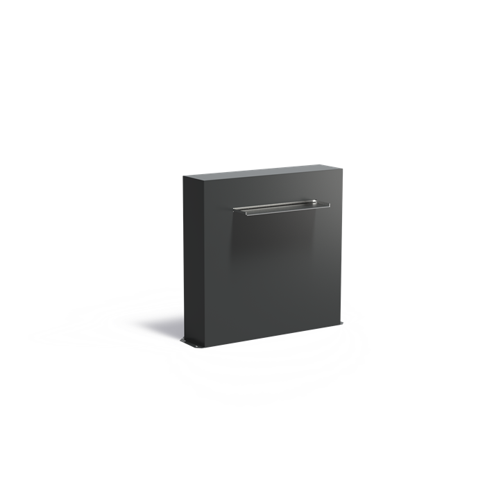 Aluminium vijverwand VM2.6.600