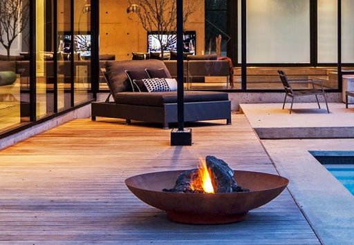 Sfeer vuurschaal corten 2