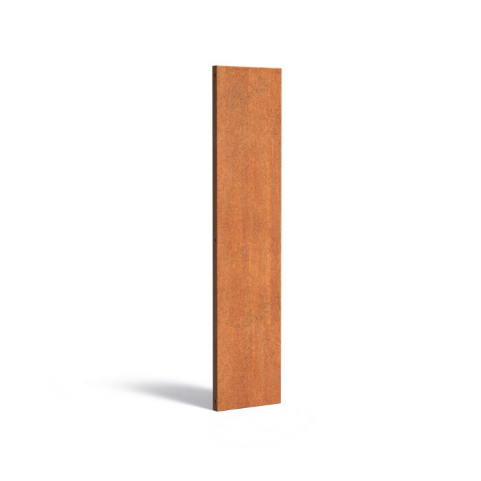 Cortenstahl Sichtschutzpaneel BASIC (CPB5) | 40 x 5 x 180 cm