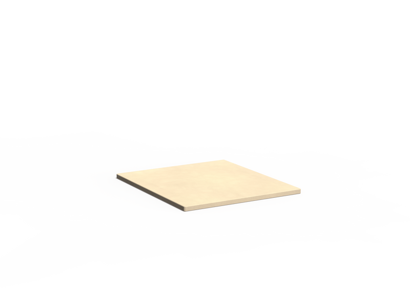 Forno Pizzastein Cordierit | 33 x 33 x 1,5 cm – Für Grill & Gartenkamin