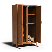 LOGG logger houtsopslag met deur