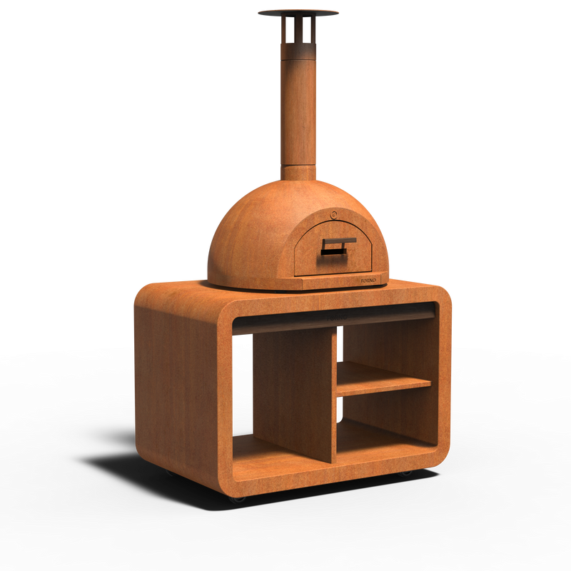 STATION Dome 120 x 84 x 75 cm - cortenstaal