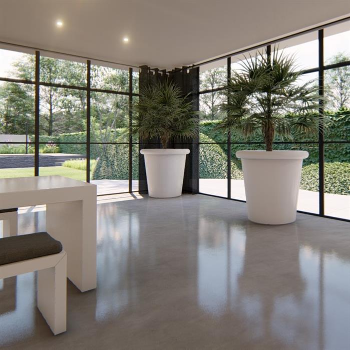 Plantenbak Tube  ø 70 x 60.6 cm - gecoat staal