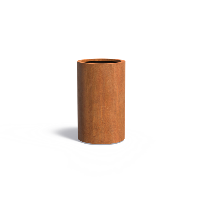 CIRCUM met bodem ø 60 × 100 cm - Cortenstaal plantenbak