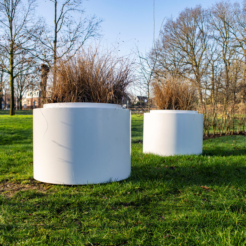 Aluminium Pflanzkübel TOPIC mit Boden | ø 120 x 60 cm