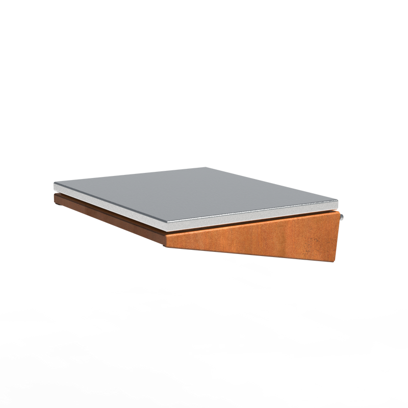 DAMM werkblad RVS 40 × 50 x 13 cm - buitenkeuken
