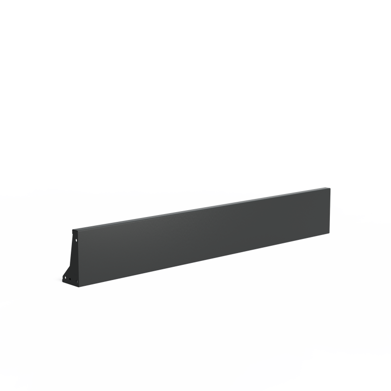 Stahl-Stützwand pulverbeschichtet – Gerade | 200 × 15 × 30 cm