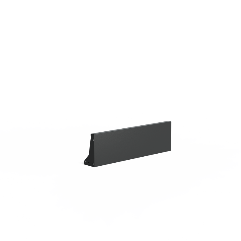 Stahl-Stützwand pulverbeschichtet – Gerade | 100 × 15 × 30 cm