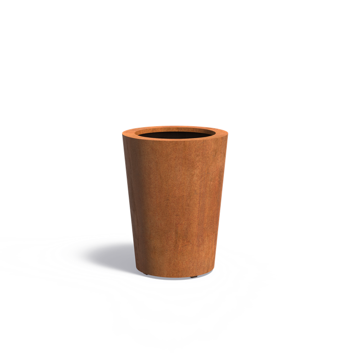 cortenstaal plantenbak conic