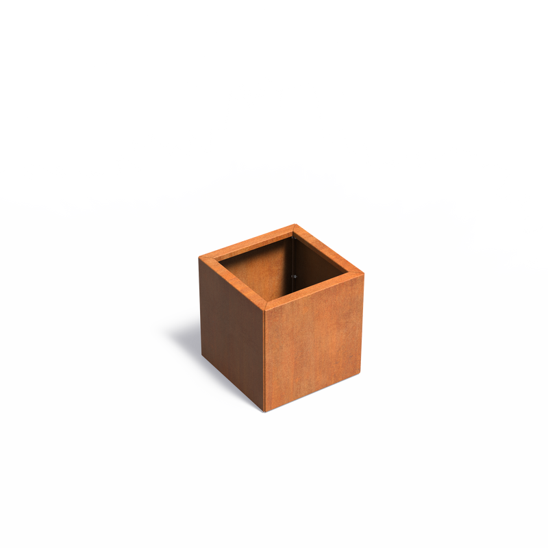 Cortenstahl Pflanzkübel Carrez CONNECT ohne Boden | 50 x 50 x 50 cm