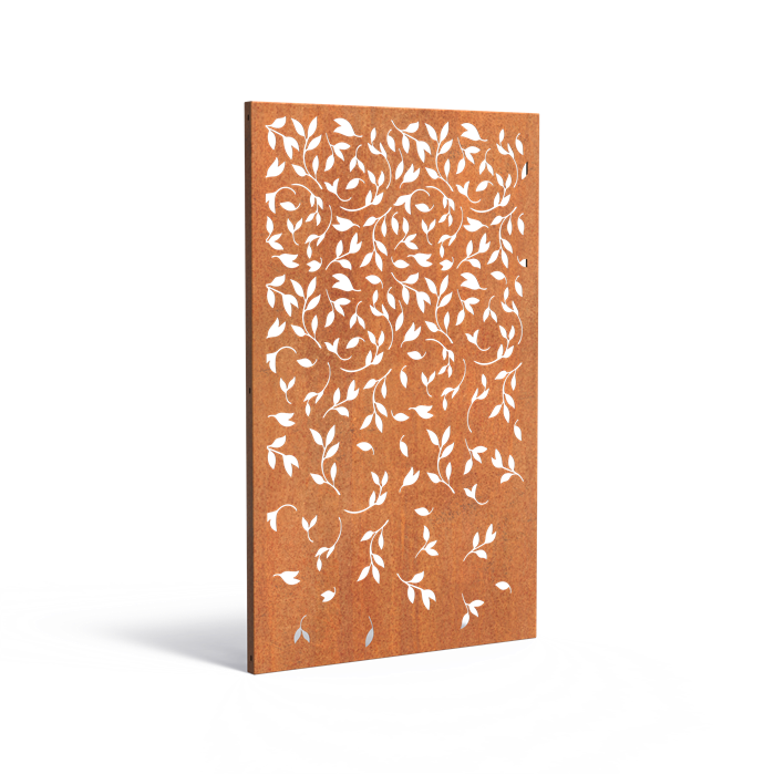 Cortenstahl Sichtschutzpaneel NATURE (CPN11) | 110 x 180 cm