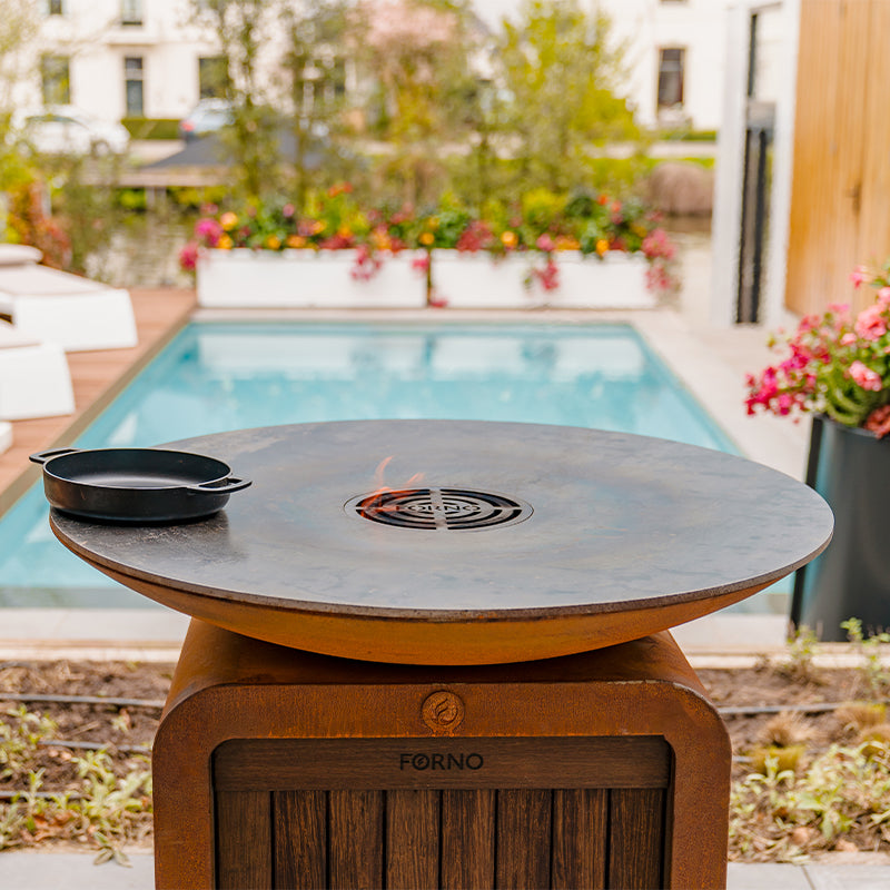 Seare Plancha grill cortenstaal