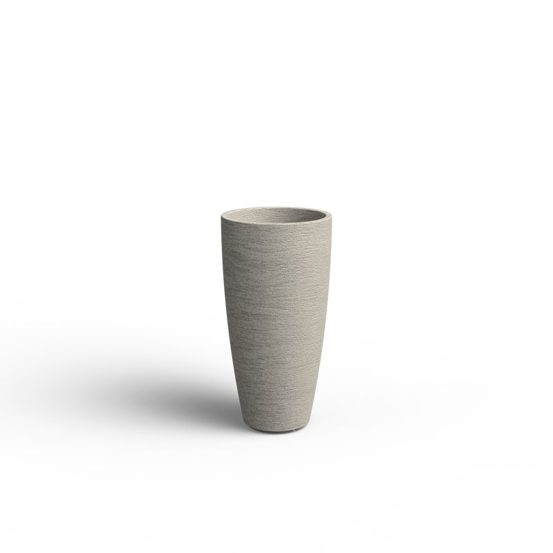 LIV ronde Stonecore plantenbak Ø40 x 80 cm met bodem