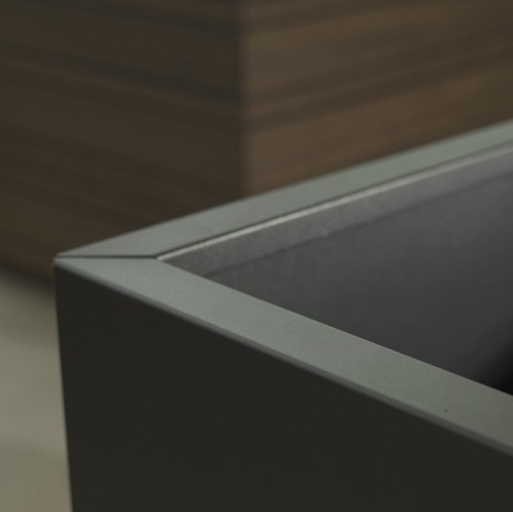 CARREZ Connect Pflanzkübel ohne Boden – pulverbeschichtet | 100 x 50 x 60 cm