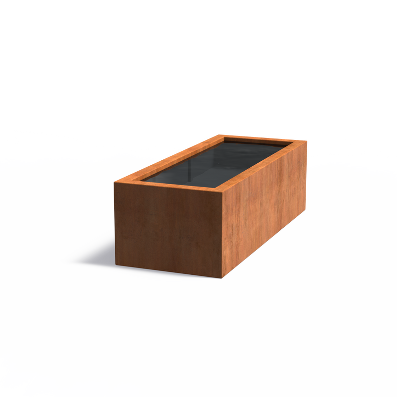 Cortenstaal kant-en-klare vijver | 200 x 80 x 60 cm