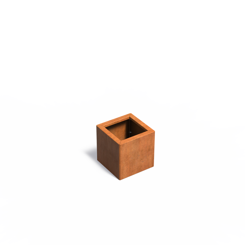 Cortenstahl Pflanzkübel Carrez CONNECT ohne Boden | 40 x 40 x 40 cm