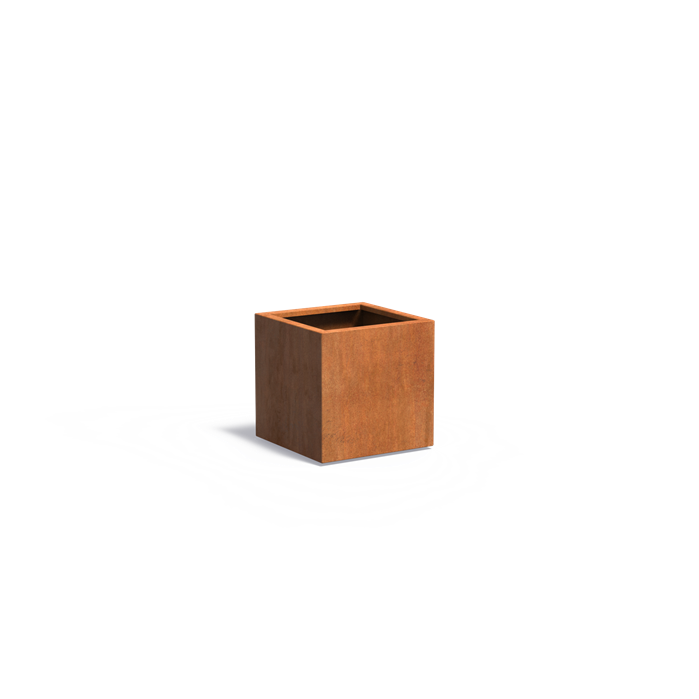 CARREZ 60 x 60 x 60 cm - Cortenstaal plantenbak met bodem