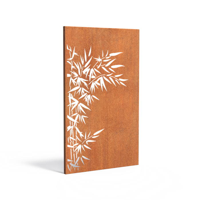 Cortenstahl Sichtschutzpaneel NATURE (CPN1) | 110 x 180 cm