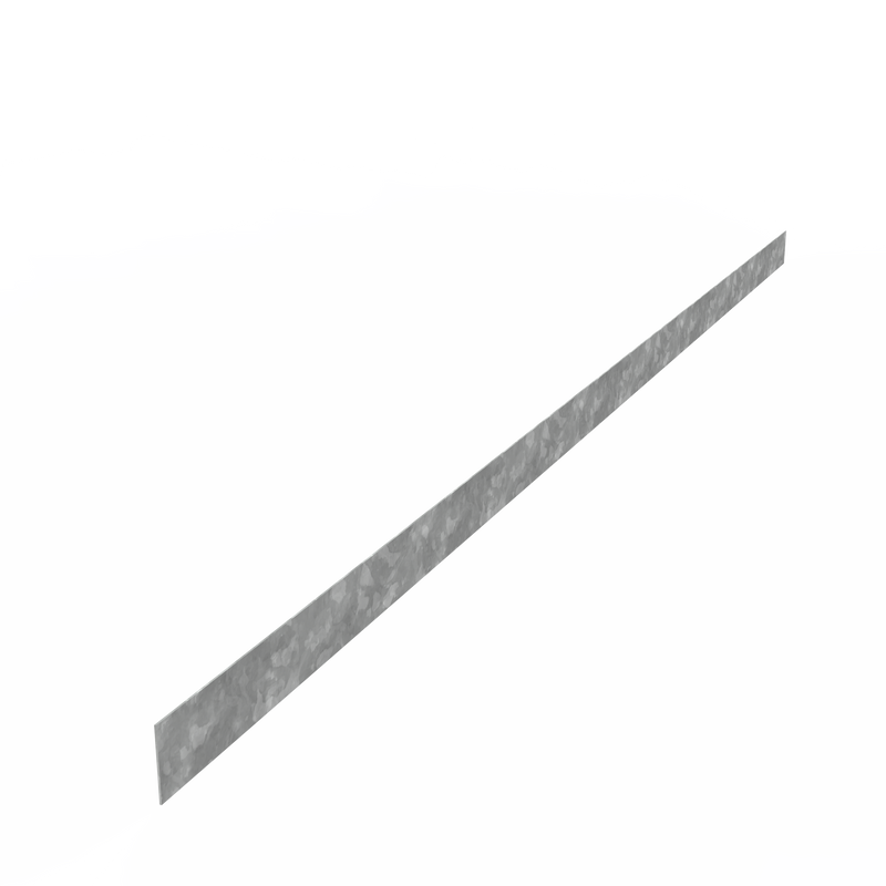 Rasenkante aus verzinktem Stahl – Gerader Rand 2300×2×70 mm | Set mit 20 Stück