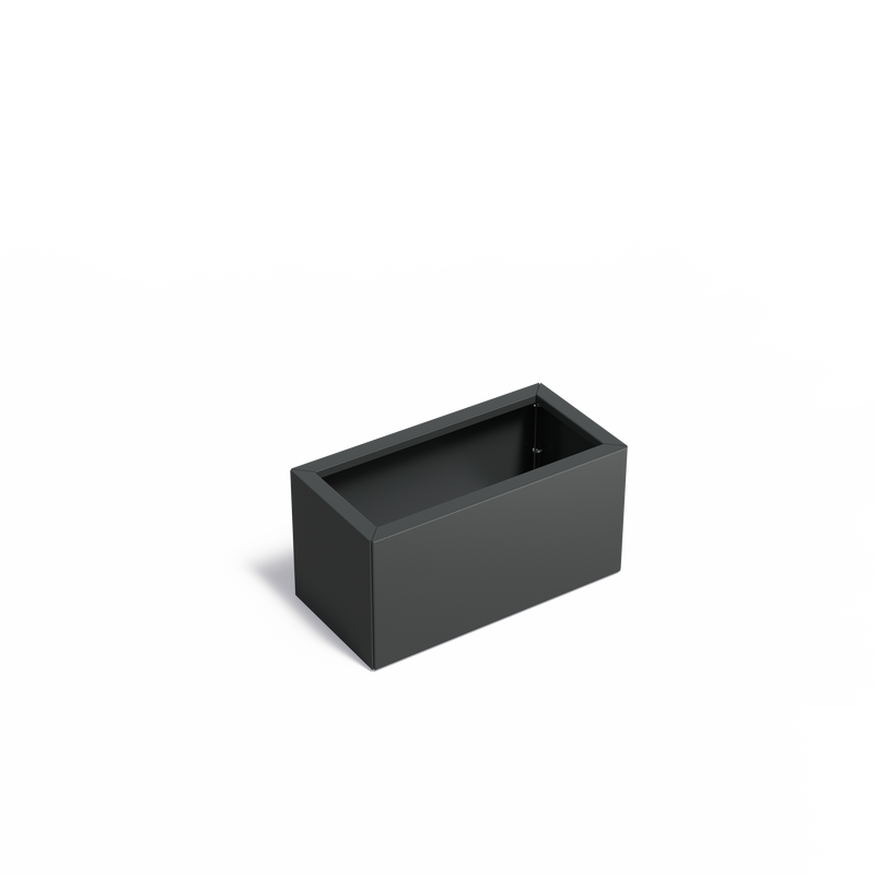 CARREZ Connect Pflanzkübel ohne Boden – pulverbeschichtet | 80 x 40 x 40 cm